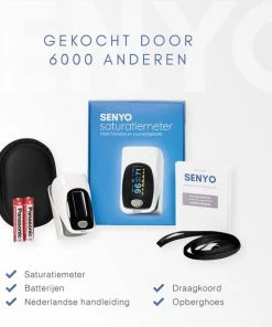 SENYO Saturatiemeter Met Hartslagmeter - Zuurstofmeter Vinger - Pulse Oximeter -Yunmai Shop 550x615