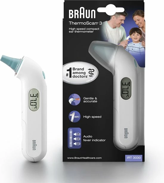 Braun IRT 3030 - Oorthermometer 7 Braun IRT 3030 - Oorthermometer - Afbeelding 5