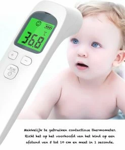 Djambo Thermometer Voorhoofd Infrarood Met Digitaal Kleuren Display - Snelle Meting In 1 Seconde - Thermometer Lichaam En Objecten - Koorts Thermometer Voor Baby, Kinderen En Volwassen - Gratis Batterijen 12 Djambo Thermometer Voorhoofd Infrarood Met Digitaal Kleuren Display - Snelle Meting In 1 Seconde - Thermometer Lichaam En Objecten - Koorts Thermometer Voor Baby, Kinderen En Volwassen - Gratis Batterijen -Yunmai Shop 550x617 4