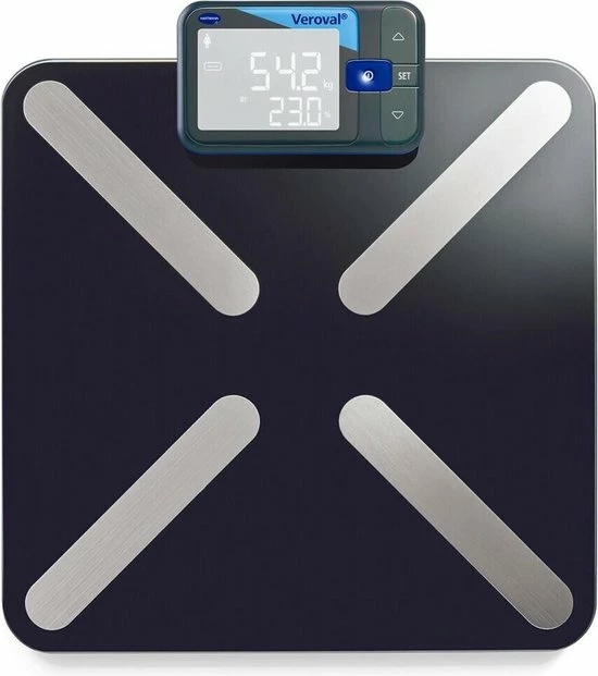 Veroval Personenweegschaal Voor Gewichts- En Lichaamsanalyse 3 Veroval Personenweegschaal Voor Gewichts- En Lichaamsanalyse