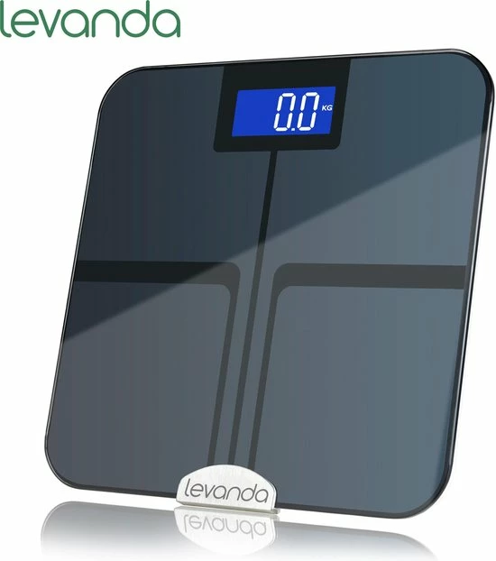 Levanda - Slimme Personen Weegschaal Met Lichaamsanalyse - Digitale Personenweegschaal Met App - Smart Scale Vetpercentage 4 Levanda - Slimme Personen Weegschaal Met Lichaamsanalyse - Digitale Personenweegschaal Met App - Smart Scale Vetpercentage - Afbeelding 2
