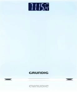 Grundig Weegschaal - Digitale Personenweegschaal - 50 Gram Nauwkeurig - 2 Tot 180 Kilo - Wit