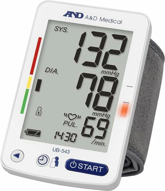 A&D Medical UB-543 - Bloeddrukmeter - Pols 3 A&D Medical UB-543 - Bloeddrukmeter - Pols
