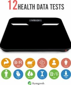Ayangoods Slimme Weegschaal ? Personenweegschaal Beste Koop ? 12x Lichaamsanalyse O.a. Vetpercentage, BMI - Met App ? Digitale Weegschaal Personen ? Weegschaal Analoog ? Sport Weegschaal ? Fitness Weegschaal 15 Ayangoods Slimme Weegschaal ? Personenweegschaal Beste Koop ? 12x Lichaamsanalyse O.a. Vetpercentage, BMI - Met App ? Digitale Weegschaal Personen ? Weegschaal Analoog ? Sport Weegschaal ? Fitness Weegschaal -Yunmai Shop 550x639