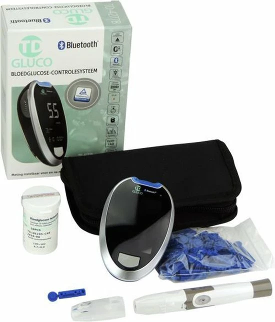 HT One TD Bluetooth Glucosemeter Startpakket 7 HT One TD Bluetooth Glucosemeter Startpakket - Afbeelding 5