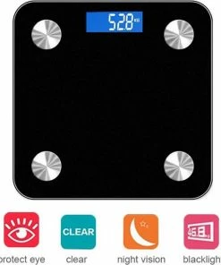 LOUZIR Slimme Personenweegschaal Met Analyse App - Lichaamsanalyse - Vetpercentage - Weegschaal - Smart Weight Scale -Yunmai Shop 550x645
