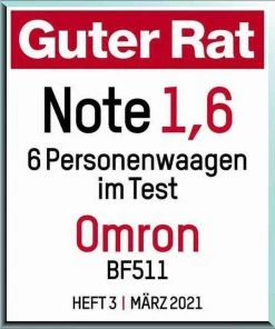 OMRON BF511 Personenweegschaal - Slimme Weegschaal Met Lichaamsanalyse - Smart Scale - Klinisch Gevalideerd - Max. 150kg - Blauw 20 OMRON BF511 Personenweegschaal - Slimme Weegschaal Met Lichaamsanalyse - Smart Scale - Klinisch Gevalideerd - Max. 150kg - Blauw -Yunmai Shop 550x647 1