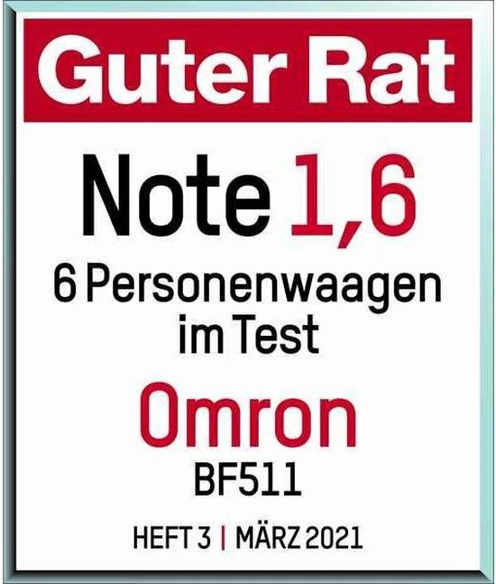 OMRON BF511 Personenweegschaal - Slimme Weegschaal Met Lichaamsanalyse - Smart Scale - Klinisch Gevalideerd - Max. 150kg - Blauw 11 OMRON BF511 Personenweegschaal - Slimme Weegschaal Met Lichaamsanalyse - Smart Scale - Klinisch Gevalideerd - Max. 150kg - Blauw - Afbeelding 9