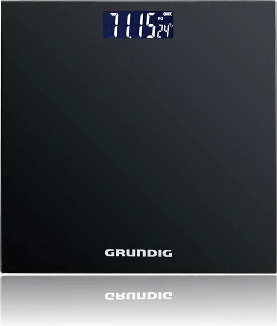 Grundig Weegschaal - Digitale Personenweegschaal - 50 Gram Nauwkeurig - 2 Tot 180 Kilo - Zwart 3 Grundig Weegschaal - Digitale Personenweegschaal - 50 Gram Nauwkeurig - 2 Tot 180 Kilo - Zwart