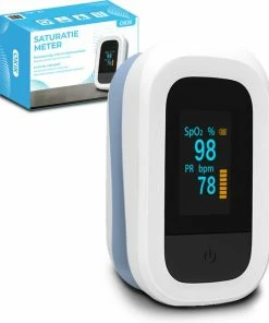 Okik Luxe Saturatiemeter Met Hartslagmeter ? Zuurstofmeter Vinger ? Pulse Oximeter