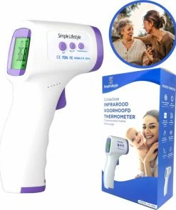 Simple Lifestyle? Infrarood Thermometer - Gecertificeerd - Contactloos