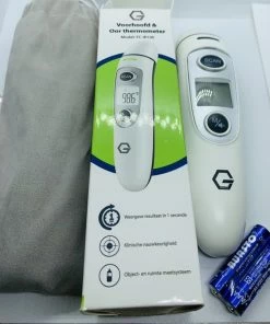 G Master Professionele Digitale Infrarood Oor- / Voorhoofd Thermometer Incl. Batterijen, Nederlandse Handleiding En 20 X Beschermkapjes -Yunmai Shop 550x659 1