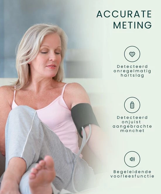 Bintoi? BX300 - Bloeddrukmeter Bovenarm - Hartslagmeter - Incl. Opbergtas En Batterijen - 2 Gebruikers 4 Bintoi? BX300 - Bloeddrukmeter Bovenarm - Hartslagmeter - Incl. Opbergtas En Batterijen - 2 Gebruikers - Afbeelding 2