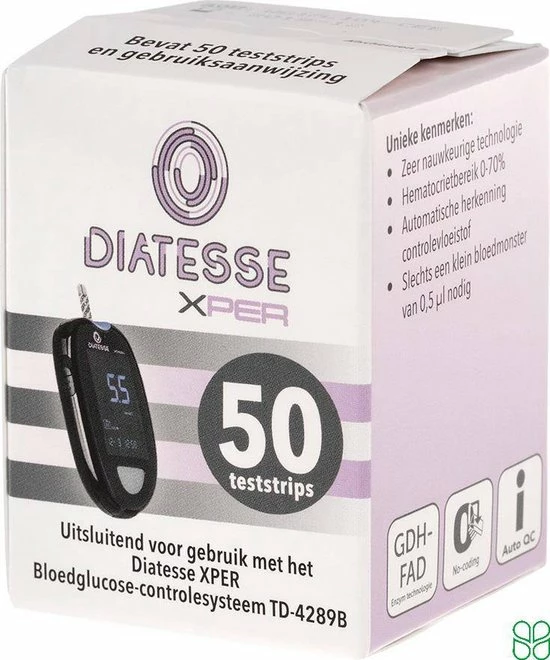 Diatesse Xper Teststrips 50st 6 Diatesse Xper Teststrips 50st - Afbeelding 4