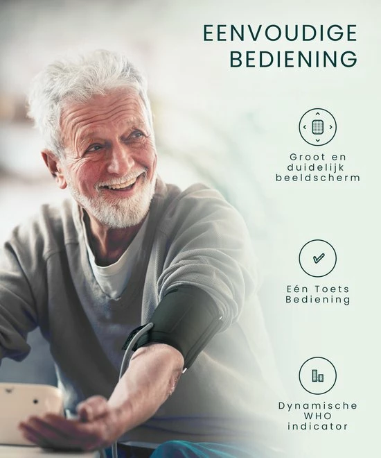 Bintoi? BX300 - Bloeddrukmeter Bovenarm - Hartslagmeter - Incl. Opbergtas En Batterijen - 2 Gebruikers 5 Bintoi? BX300 - Bloeddrukmeter Bovenarm - Hartslagmeter - Incl. Opbergtas En Batterijen - 2 Gebruikers - Afbeelding 3