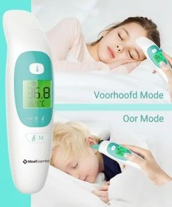 MostEssential Premium Koortsthermometer - Infrarood Thermometer - Thermometer Voorhoofd - Oorthermometer - Contactloos - Koortsthermometer Voor Volwassenen, Kinderen En Baby's - 20M -Yunmai Shop 550x663