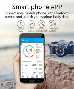Merkloos Digitale Smart Weegschaal - Personenweegschaal - Met Lichaamsanalyse - USB Oplaadbaar - Met App - Zwart 21 Merkloos Digitale Smart Weegschaal - Personenweegschaal - Met Lichaamsanalyse - USB Oplaadbaar - Met App - Zwart -Yunmai Shop 550x665 1