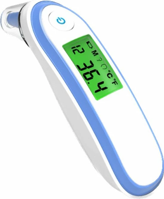 Healthline HealtLife Koortsthermometer - Temperatuurmeter - Infrarood Thermometer - Oorthermometer Voor Volwassenen, Kinderen En Baby’s - Voorhoofd Thermometer 3 Healthline HealtLife Koortsthermometer - Temperatuurmeter - Infrarood Thermometer - Oorthermometer Voor Volwassenen, Kinderen En Baby’s - Voorhoofd Thermometer