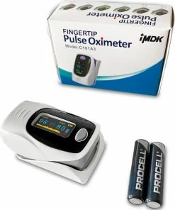 IMDK - Saturatiemeter - Zuurstofmeter - Pulse Oximeter - Incl. Batterijen - Wit - ABS - 1.5V-blok - Batterij - Medisch Hulpmiddel -Yunmai Shop 550x673 2