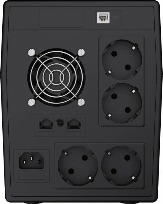 GREEN CELL UPS Micropower 2000VA 1200W Met LCD Scherm 6 GREEN CELL UPS Micropower 2000VA 1200W Met LCD Scherm - Afbeelding 4