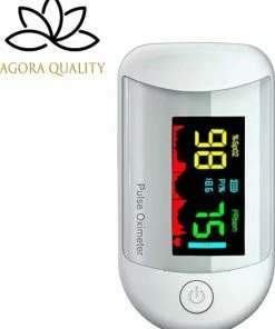 Pulse Oximeter Saturatiemeter & Hartslagmeter - Oximeter - Inclusief Koord - CE Gecertificeerd -Yunmai Shop 550x690 1