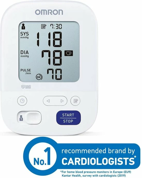 Omron M3 Nieuwe Versie 2020 - Comfort Bloeddrukmeter 3 Omron M3 Nieuwe Versie 2020 - Comfort Bloeddrukmeter