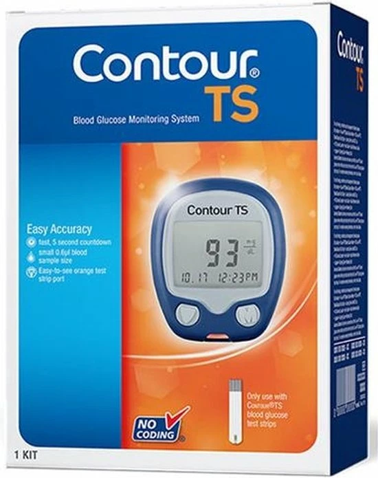 Bayer Contour TS Glucosemeter Startpakket 3 Bayer Contour TS Glucosemeter Startpakket