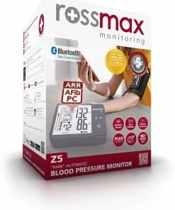 Rossmax Z5 - *Nieuw* - Bloeddrukmeter Bovenarm Hartstichting - Klinisch Gevalideerd - Hartslagmeter - Bluetooth - Smartphone App - Onregelmatige Hartslag - AFib En PC Detectie - Geheugen - Gemiddelde Ochtend/Avond - Accu - 2 Gebruikers En Gastmodus -Yunmai Shop 550x696 1