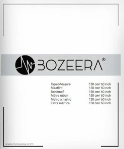 BOZEERA Body Mass Tape - Meetlint Lichaam - Omtrekmeter - Inclusief Nederlandse Handleiding -Yunmai Shop 550x704 1