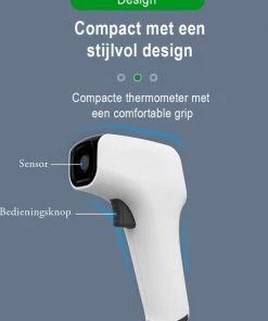 Salvaro? Professionele Infrarood Thermometer Pistool Gun - Vernieuwde Uitvoering Met Verbeterde Sensor -Voorhoofd Thermometer - Kinderen En Volwassenen - Met Nederlandse Handleiding -Yunmai Shop 550x710