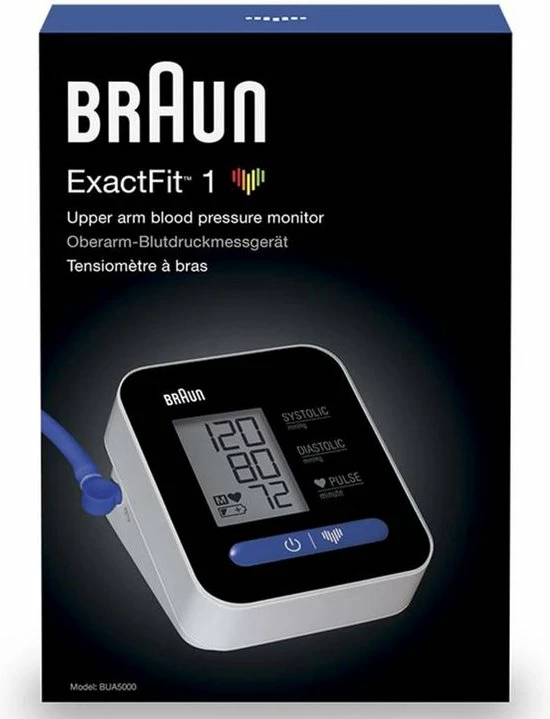 Braun ExactFit 1 - BUA5000 - Bovenarm Bloeddrukmeter 7 Braun ExactFit 1 - BUA5000 - Bovenarm Bloeddrukmeter - Afbeelding 5