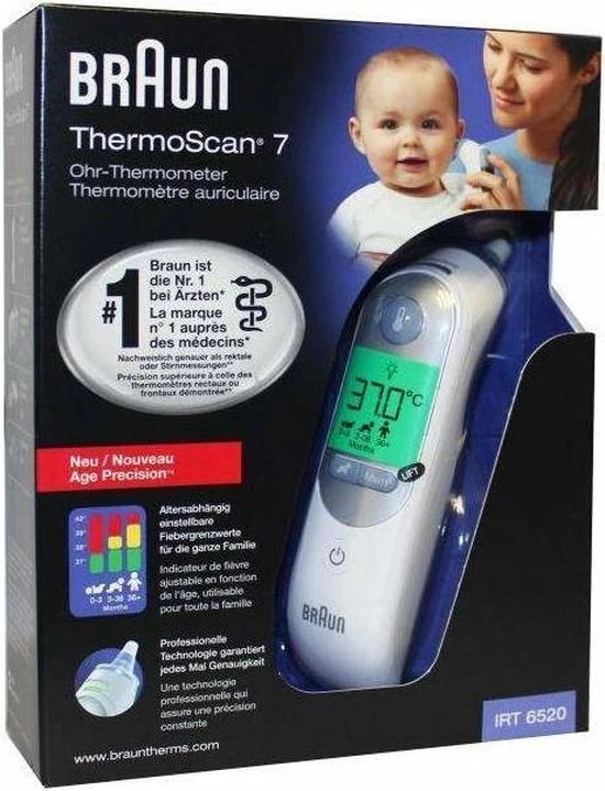 Braun IRT 6520 ThermoScan 7 Thermometer 17 Braun IRT 6520 ThermoScan 7 Thermometer - Afbeelding 15