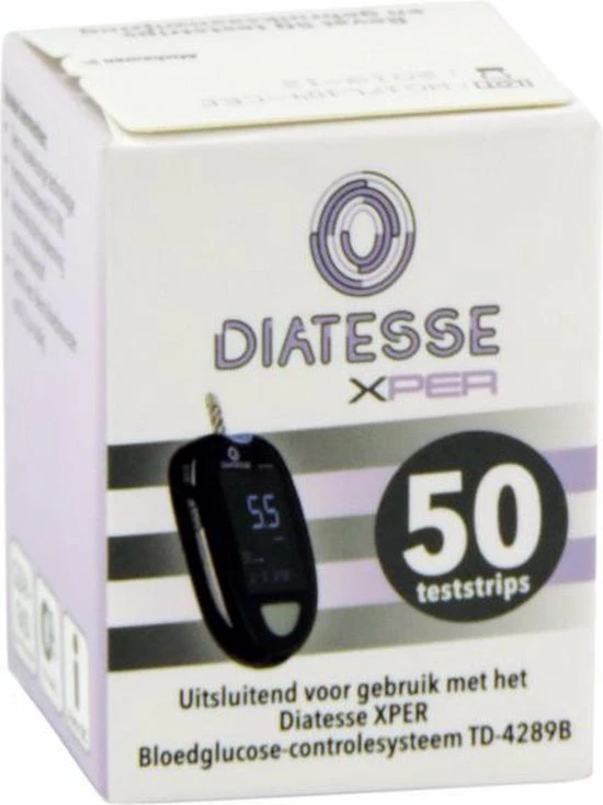Diatesse Xper Teststrips 50st 5 Diatesse Xper Teststrips 50st - Afbeelding 3
