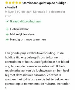 Buzzworldwide- Zuurstof Saturatie Meter Inclusief Batterijen - Realtime Hartslag Meting - Best Getest - Zuurstofmeter Vinger - Digitale Vingertop Pulse Oximeter - Hartslagmeter - Medische Hulpmiddel - CE + FAGG Gekeurd - Blackfriday -Yunmai Shop 550x759 2