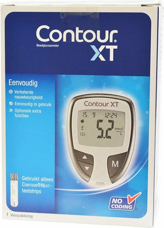 Bayer Acensia Contour XT Startpakket - Bloedsuikermeter 4 Bayer Acensia Contour XT Startpakket - Bloedsuikermeter - Afbeelding 2