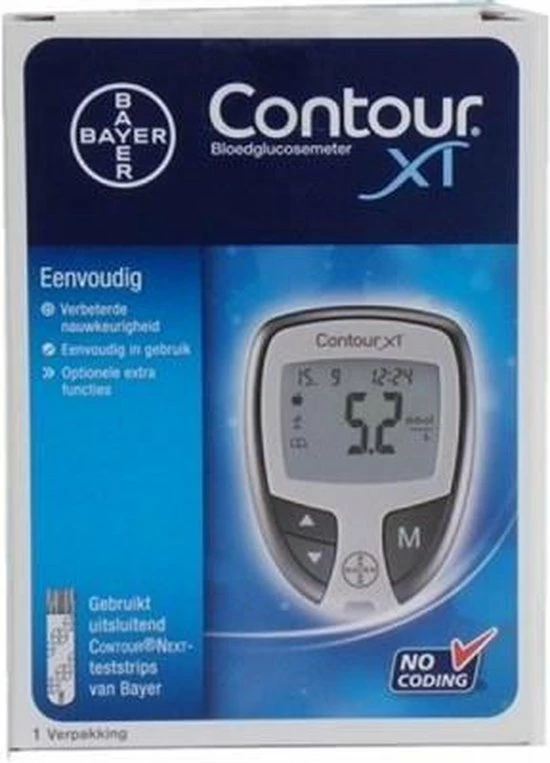 Bayer Acensia Contour XT Startpakket - Bloedsuikermeter 5 Bayer Acensia Contour XT Startpakket - Bloedsuikermeter - Afbeelding 3