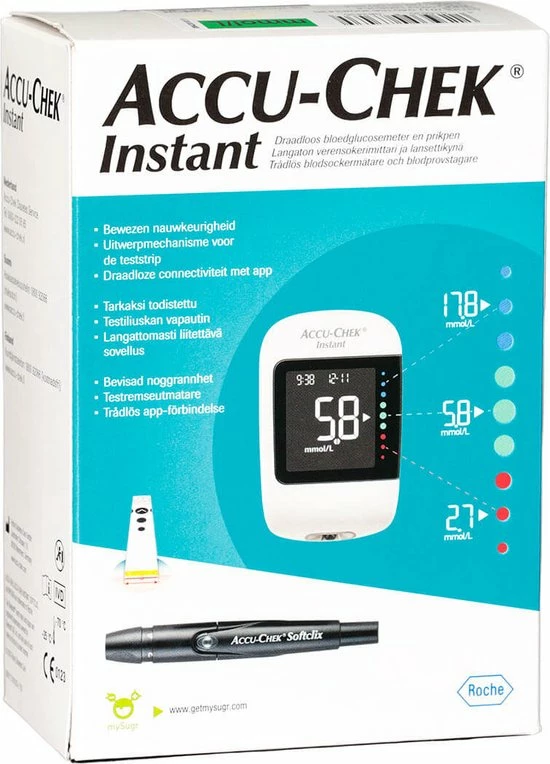 Accu-check Accu-Chek Instant Bloedglucosemeter 3 Accu-check Accu-Chek Instant Bloedglucosemeter