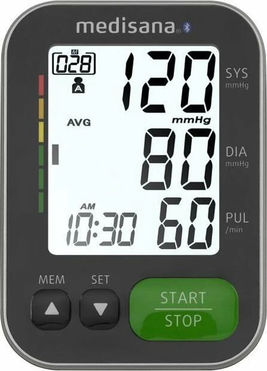 Medisana BU 570 Connect Bovenarm Bloeddrukmeter Zwart 8 Medisana BU 570 Connect Bovenarm Bloeddrukmeter Zwart - Afbeelding 6
