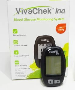VivaChek Ino Glucosemeter Startpakket (inclusief 25 Lancetten, 25 Test Strips En Een Prikpen) -Yunmai Shop 550x767