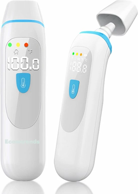 Oorthermometer En Voorhoofd Koortsthermometer Voor Jong En Oud - Infrarood Thermometer - Thermometer Lichaam - Ecomtrends? 3 Oorthermometer En Voorhoofd Koortsthermometer Voor Jong En Oud - Infrarood Thermometer - Thermometer Lichaam - Ecomtrends?