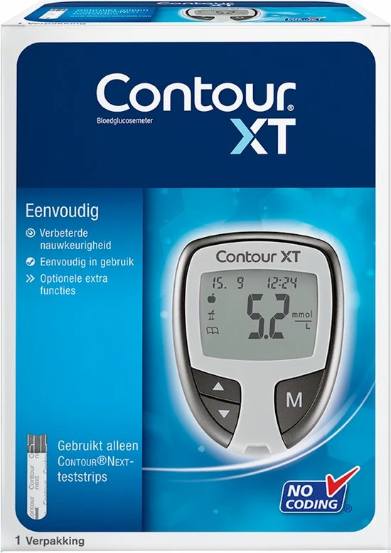 Bayer Acensia Contour XT Startpakket - Bloedsuikermeter 3 Bayer Acensia Contour XT Startpakket - Bloedsuikermeter