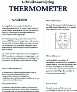 AMDJ® Digitale Thermometer - Voor Baby's, Kinderen En Volwassenen - Temperatuur Meten Via Oksel, Mond Of Rectaal - Lichaamstemperatuur - Koorts Meting - Meet Instrument 10 AMDJ® Digitale Thermometer - Voor Baby's, Kinderen En Volwassenen - Temperatuur Meten Via Oksel, Mond Of Rectaal - Lichaamstemperatuur - Koorts Meting - Meet Instrument -Yunmai Shop 550x783