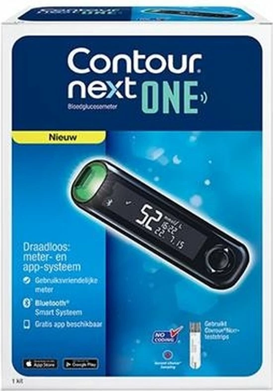 Ascensia Contour Next One Startpakket - Bloedsuikermeter 3 Ascensia Contour Next One Startpakket - Bloedsuikermeter