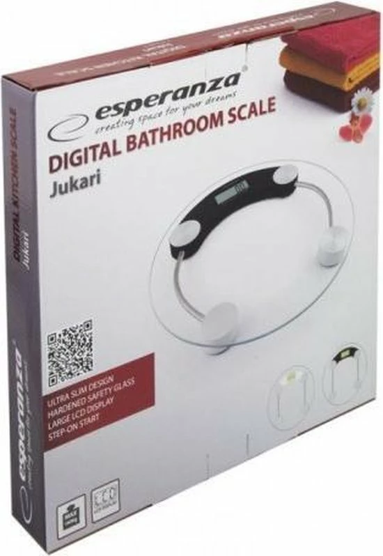 Esperanza - Digitale Weegschaal Jukari - Zwart 4 Esperanza - Digitale Weegschaal Jukari - Zwart - Afbeelding 2