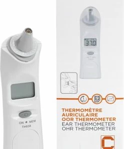 Cresta Care TH838S Infrarood Oorthermometer | Voor Kinderen En Volwassenen | Snelle Meting 8 Cresta Care TH838S Infrarood Oorthermometer | Voor Kinderen En Volwassenen | Snelle Meting -Yunmai Shop 550x809