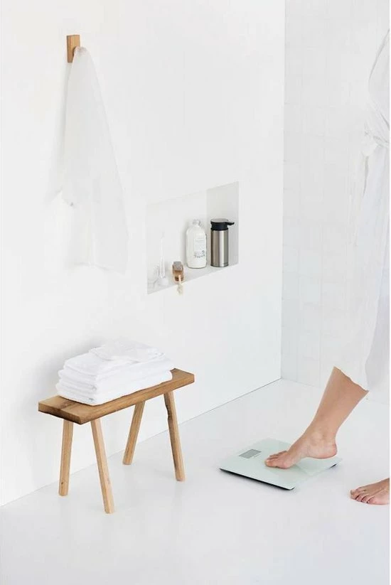 Brabantia Personenweegschaal Digitaal - Op Batterijen - White 8 Brabantia Personenweegschaal Digitaal - Op Batterijen - White - Afbeelding 6