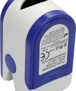 Jumper Medical Zuurstofmeter - Saturatiemeter - Oximeter - Hartslagmeter Vinger - HD LED Scherm - Incl Koord En Batterij -Yunmai Shop 550x830